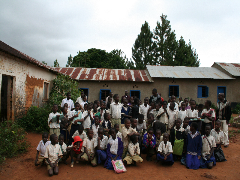 Forældreløse på Katoju grundskole i Bukoba, Tanzania
